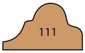 applied moulding 111 cross section